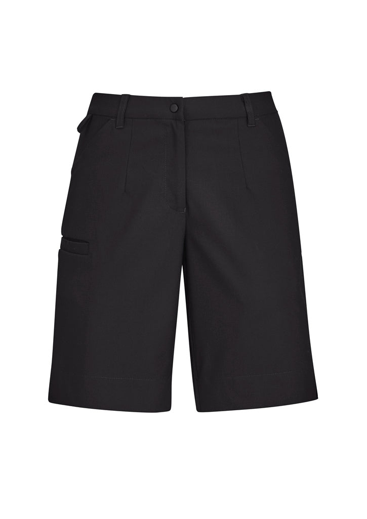 BIZ CARE Womens Comfort Waist Cargo Short CL957LS
