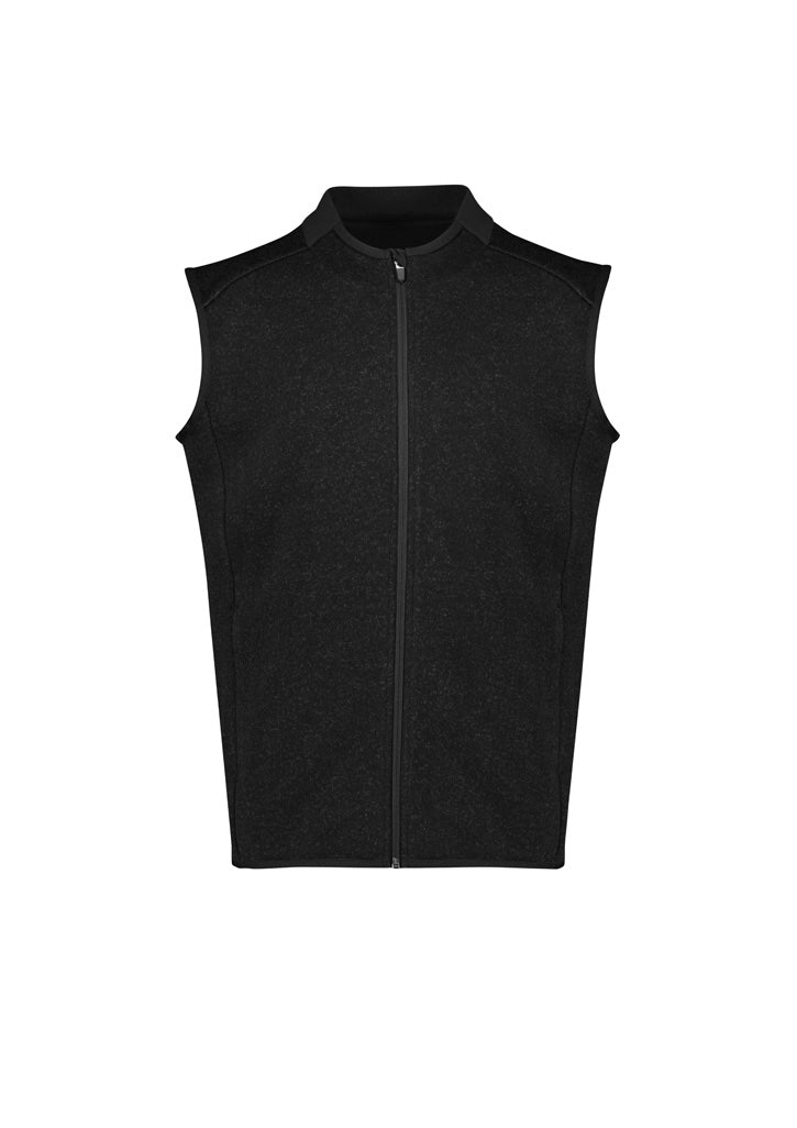 BIZ CARE Mens Nova Zip Front Vest CO343MV