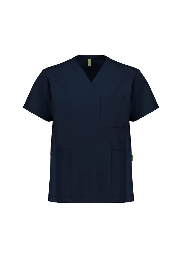BIZ CARE Unisex Pulse V-Neck Scrub Top CU544US