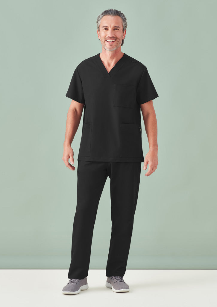 BIZ CARE Unisex Pulse V-Neck Scrub Top CU544US