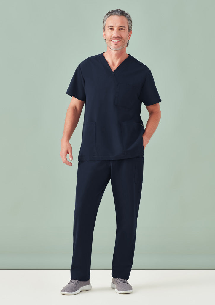BIZ CARE Unisex Pulse V-Neck Scrub Top CU544US
