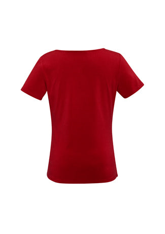 BIZ COLLECTION Ladies Ava Drape Knit Top K625LS