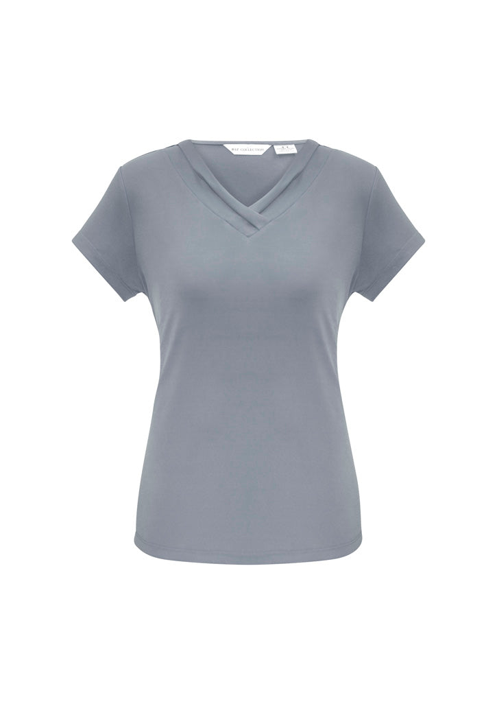 BIZ COLLECTION Womens Lana Short Sleeve Top K819LS