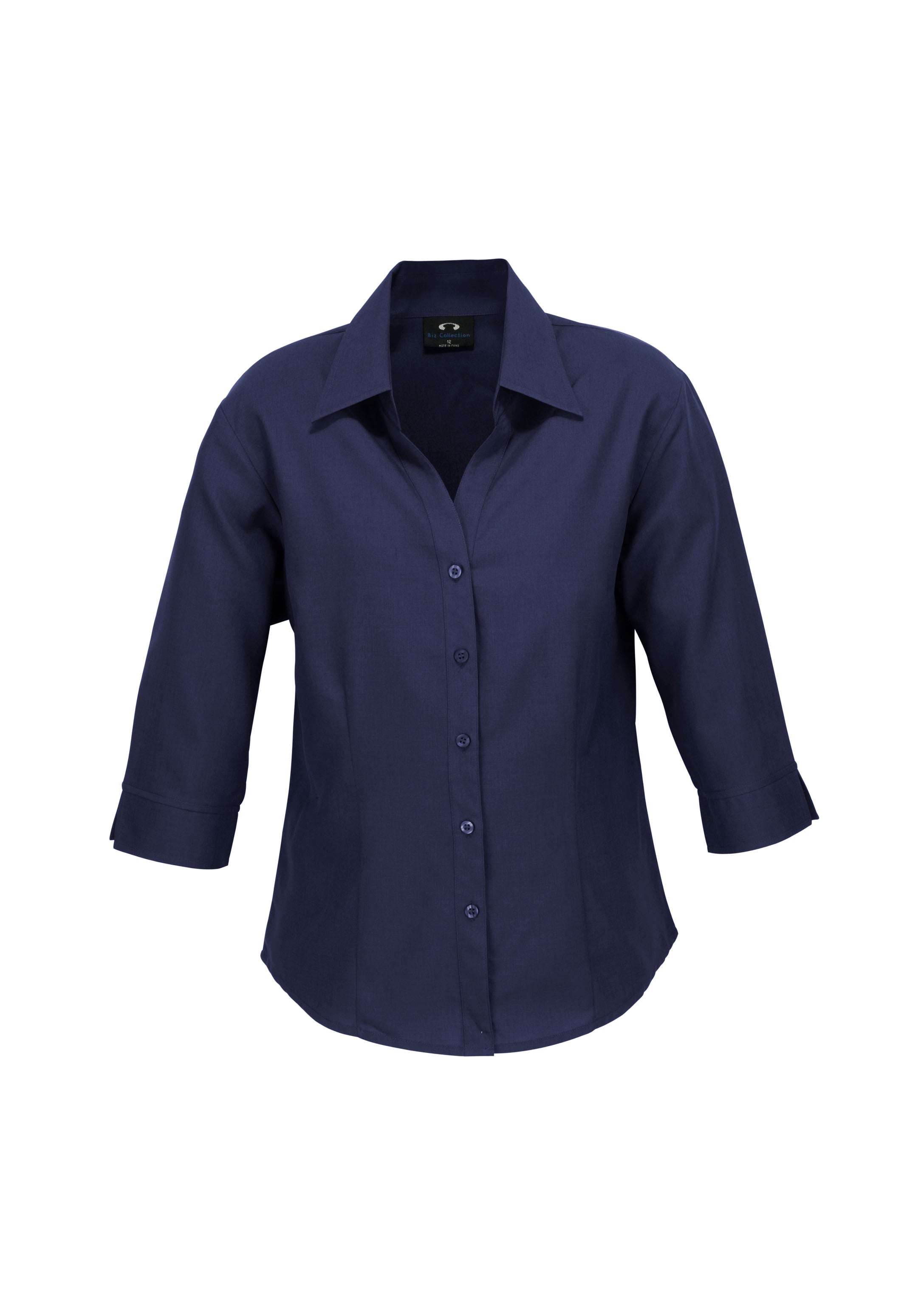 BIZ COLLECTION Womens Oasis 3/4 Sleeve Shirt LB3600