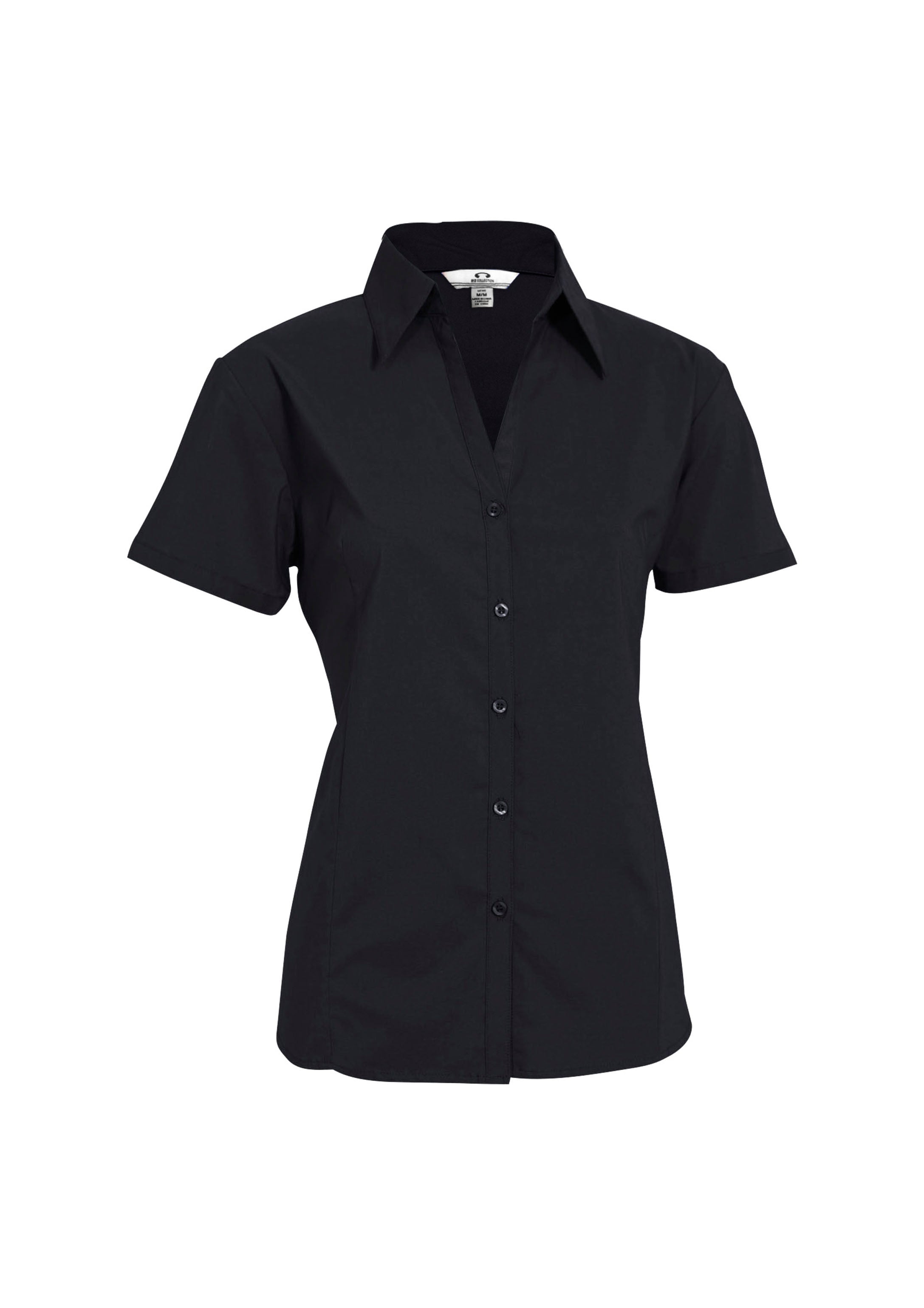 BIZ COLLECTION Womens Metro Short Sleeve Shirt LB7301