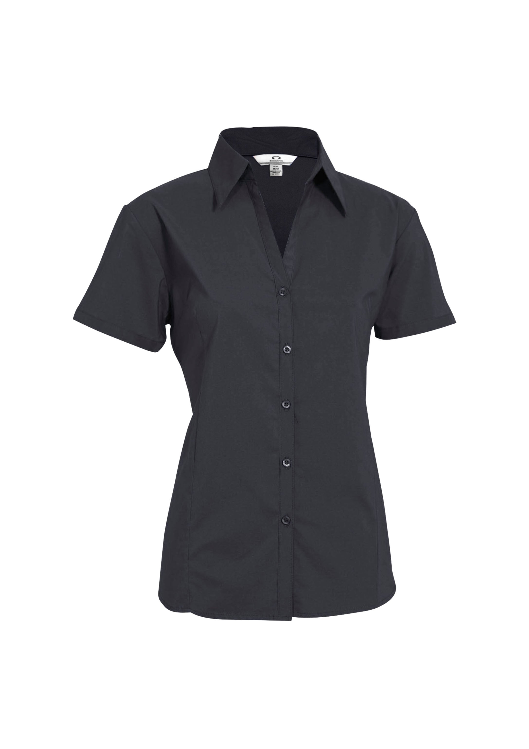 BIZ COLLECTION Womens Metro Short Sleeve Shirt LB7301