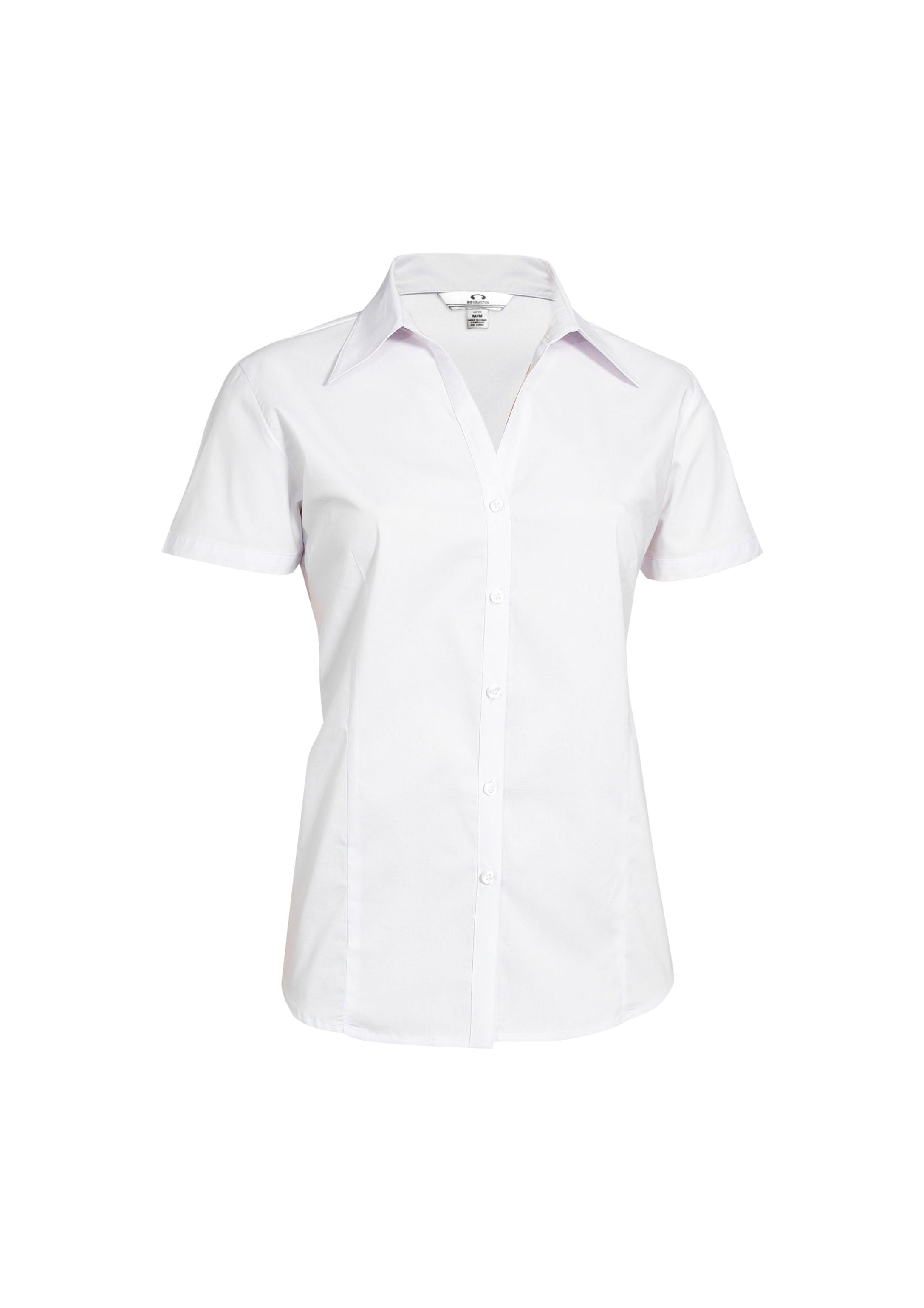 BIZ COLLECTION Womens Metro Short Sleeve Shirt LB7301