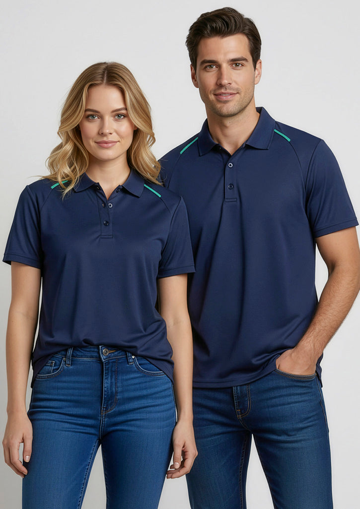 BIZ COLLECTION Mens Academy Short Sleeve Polo P012MS