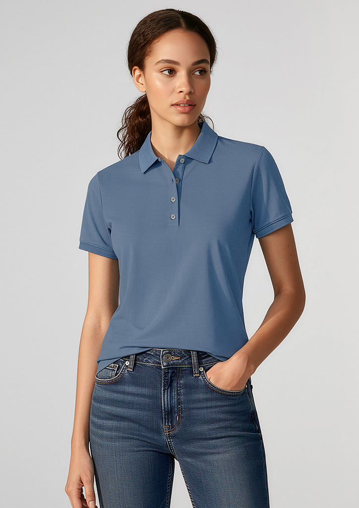 BIZ COLLECTION Womens City Short Sleeve Polo P105LS