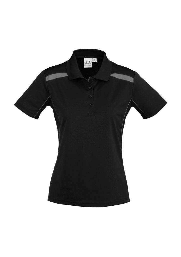 BIZ COLLECTION Womens United Short Sleeve Polo P244LS