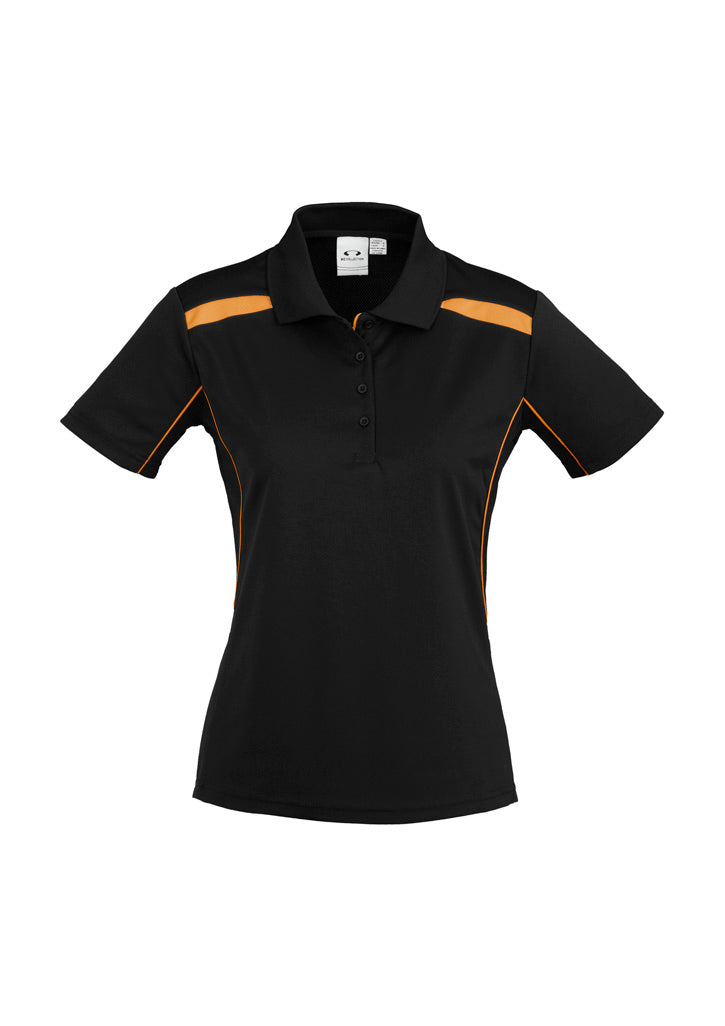 BIZ COLLECTION Womens United Short Sleeve Polo P244LS