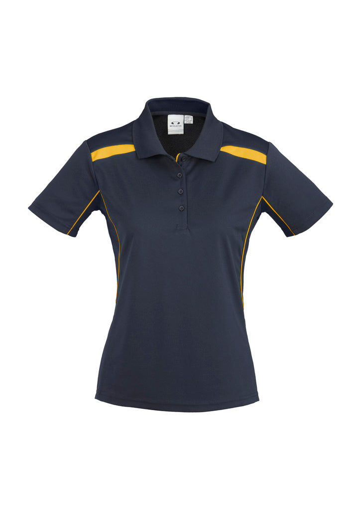 BIZ COLLECTION Womens United Short Sleeve Polo P244LS