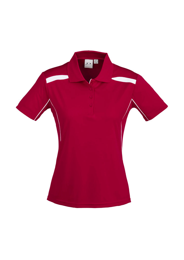 BIZ COLLECTION Womens United Short Sleeve Polo P244LS