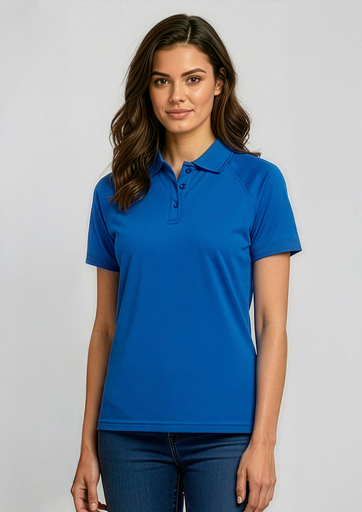 BIZ COLLECTION Womens Sprint Short Sleeve Polo P300LS