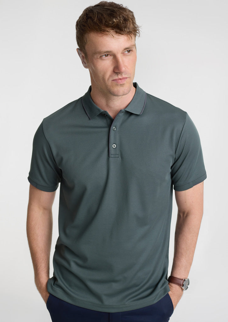 BIZ COLLECTION Mens Focus Short Sleeve Polo P313MS