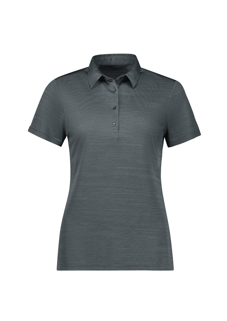 BIZ COLLECTION Womens Orbit Short Sleeve Polo P410LS