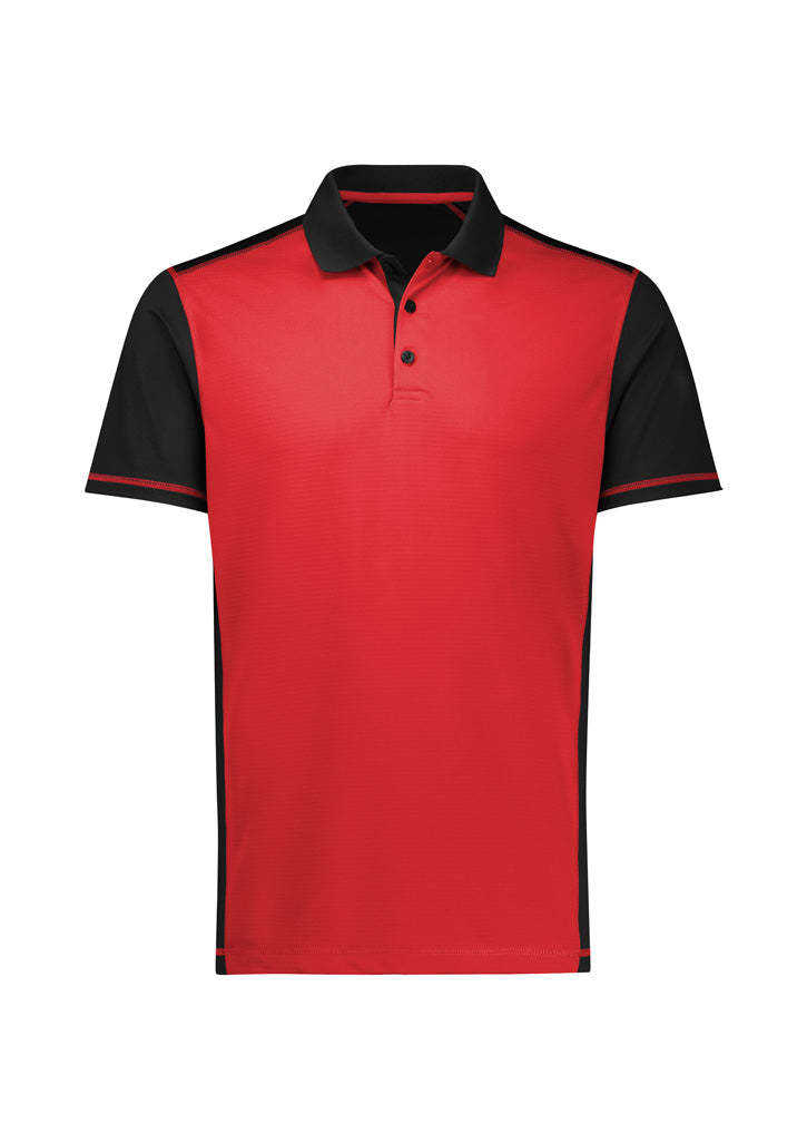 BIZ COLLECTION Mens Dart Short Sleeve Polo P419MS