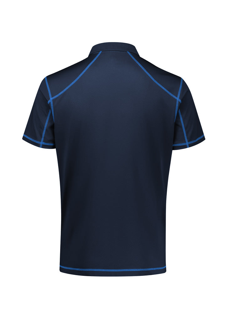 BIZ COLLECTION Mens Dart Short Sleeve Polo P419MS