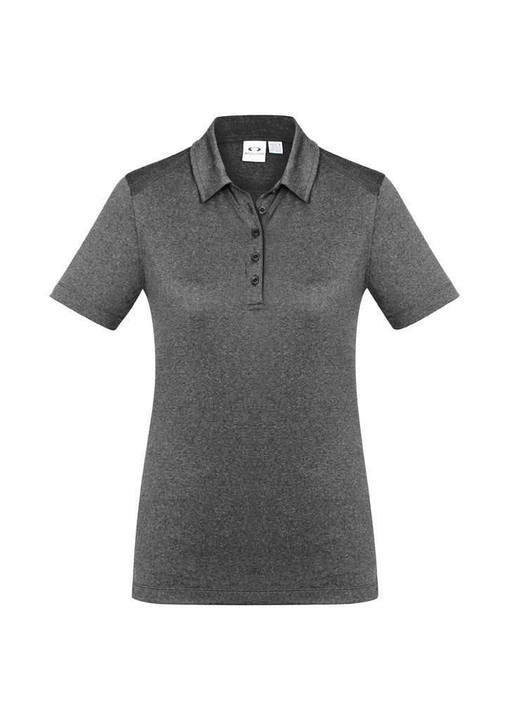 BIZ COLLECTION Womens Aero Short Sleeve Polo P815LS