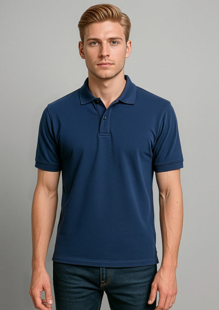 BIZ COLLECTION Mens Oceana Short Sleeve Polo P9000