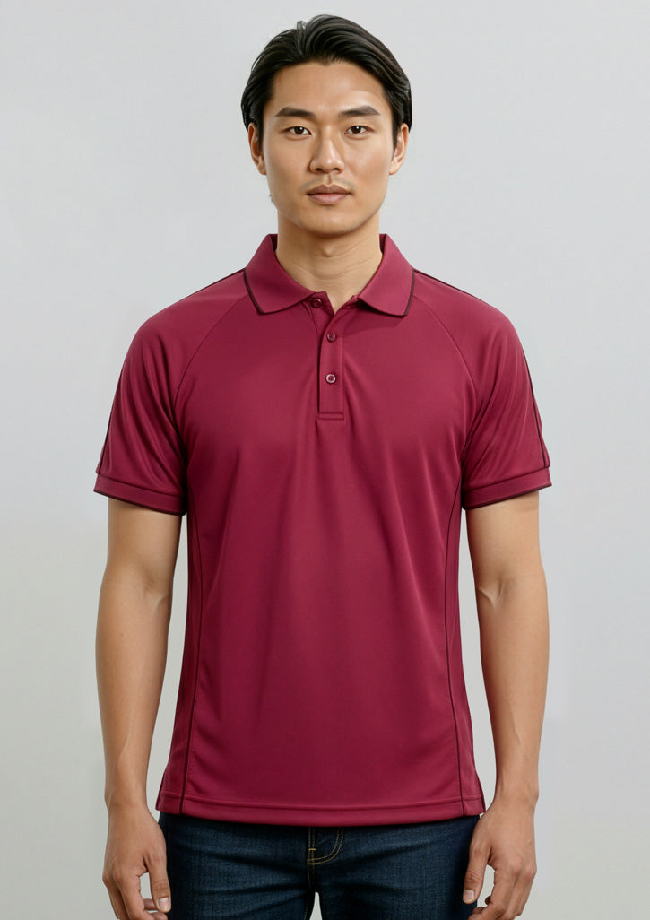 BIZ COLLECTION Mens Resort Short Sleeve Polo P9900