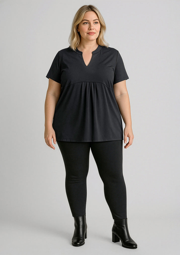 BIZ CORPORATES Womens Scuba Ponte High-rise Pull-on Corporate Legging RGP303L