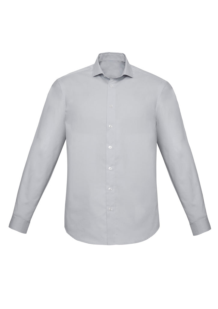 BIZ CORPORATES Mens Charlie Slim Fit Long Sleeve Shirt RS969ML