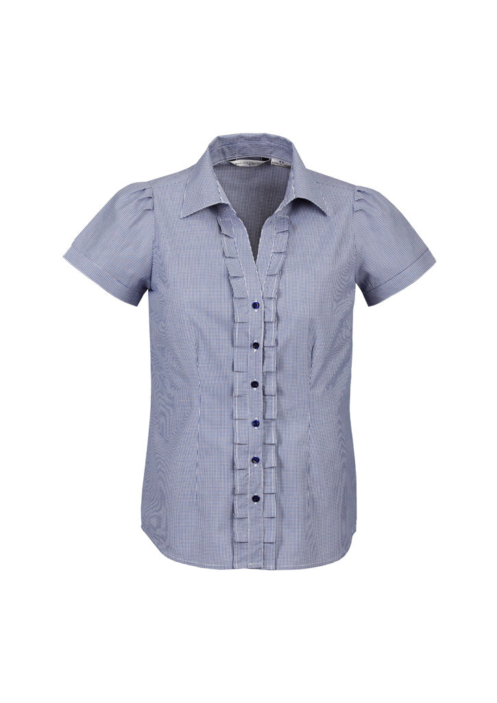 BIZ COLLECTION Womens Edge Short Sleeve Shirt S267LS