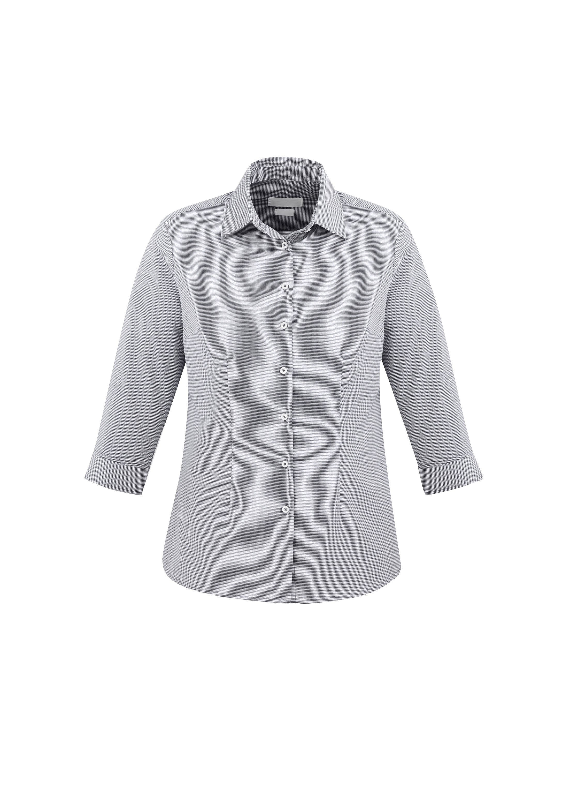BIZ COLLECTION Womens Jagger 3/4 Sleeve Shirt S910LT