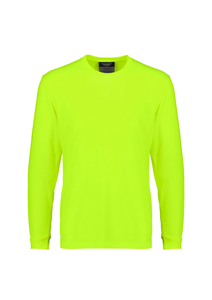 SYZMIK Mens Hi Vis Long Sleeve Tee ZH390