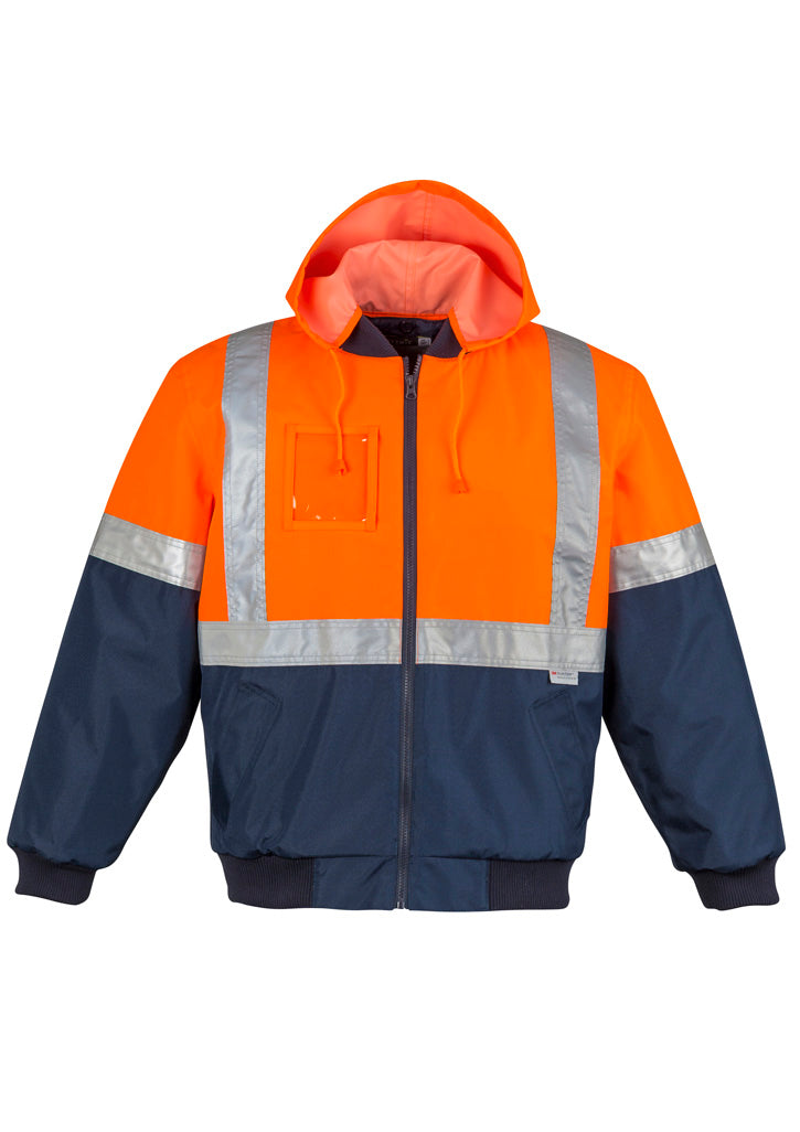 SYZMIK Mens Hi Vis Quilted Flying Jacket ZJ351