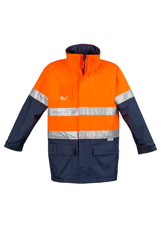 SYZMIK Mens Hi Vis Waterproof Lightweight Jacket ZJ355