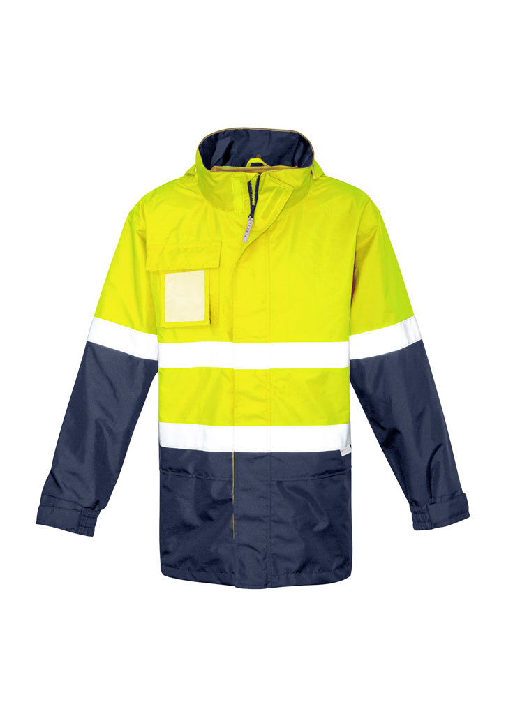 SYZMIK Mens Hi Vis Ultralite Waterproof Jacket ZJ357
