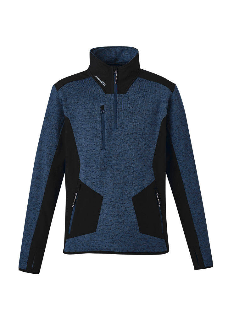 SYZMIK Unisex Streetworx Reinforced Knit 1/2 Zip Pullover ZT380