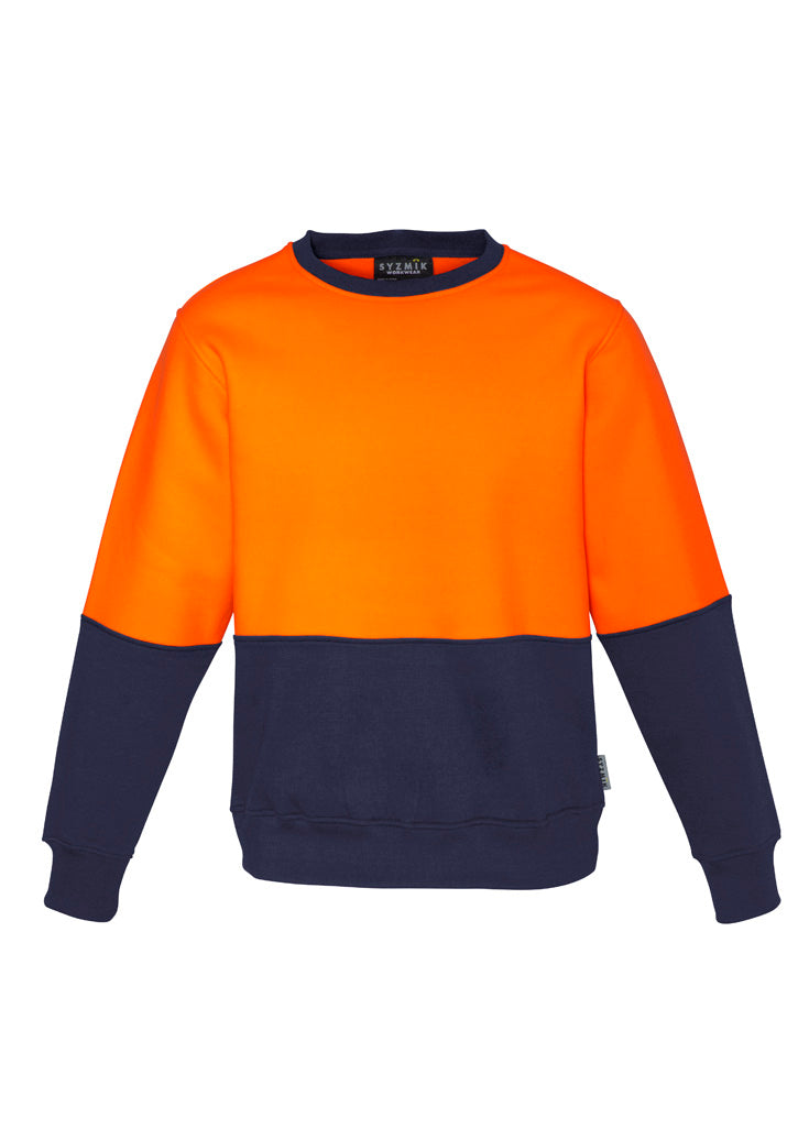 SYZMIK Unisex Hi Vis Crew Sweatshirt ZT475
