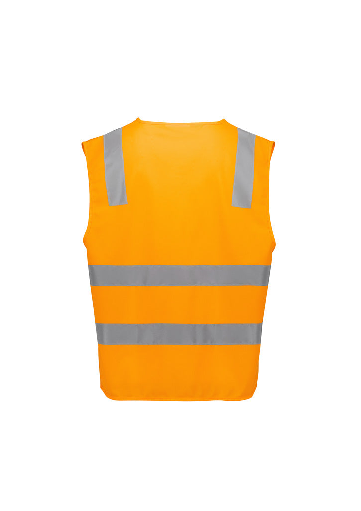SYZMIK Unisex Hi Vis VIC Rail Zip Vest ZV687