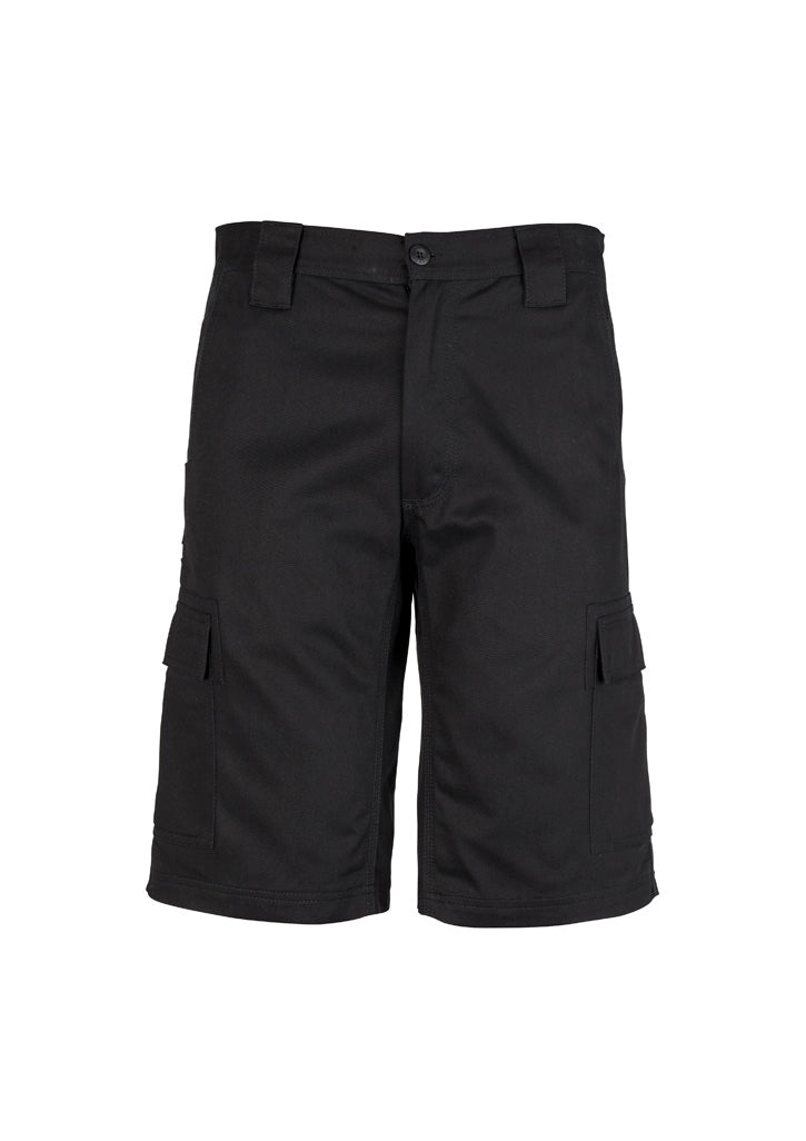 SYZMIK Mens Midweight Drill Cargo Short ZW012