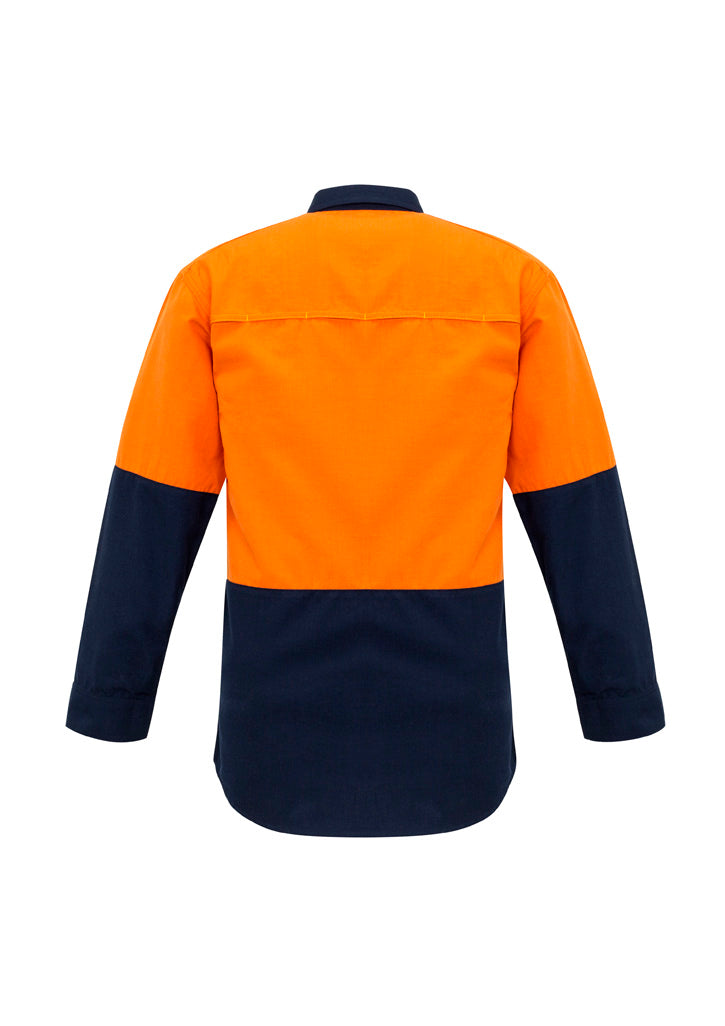 SYZMIK Mens Hi Vis Spliced Shirt ZW138