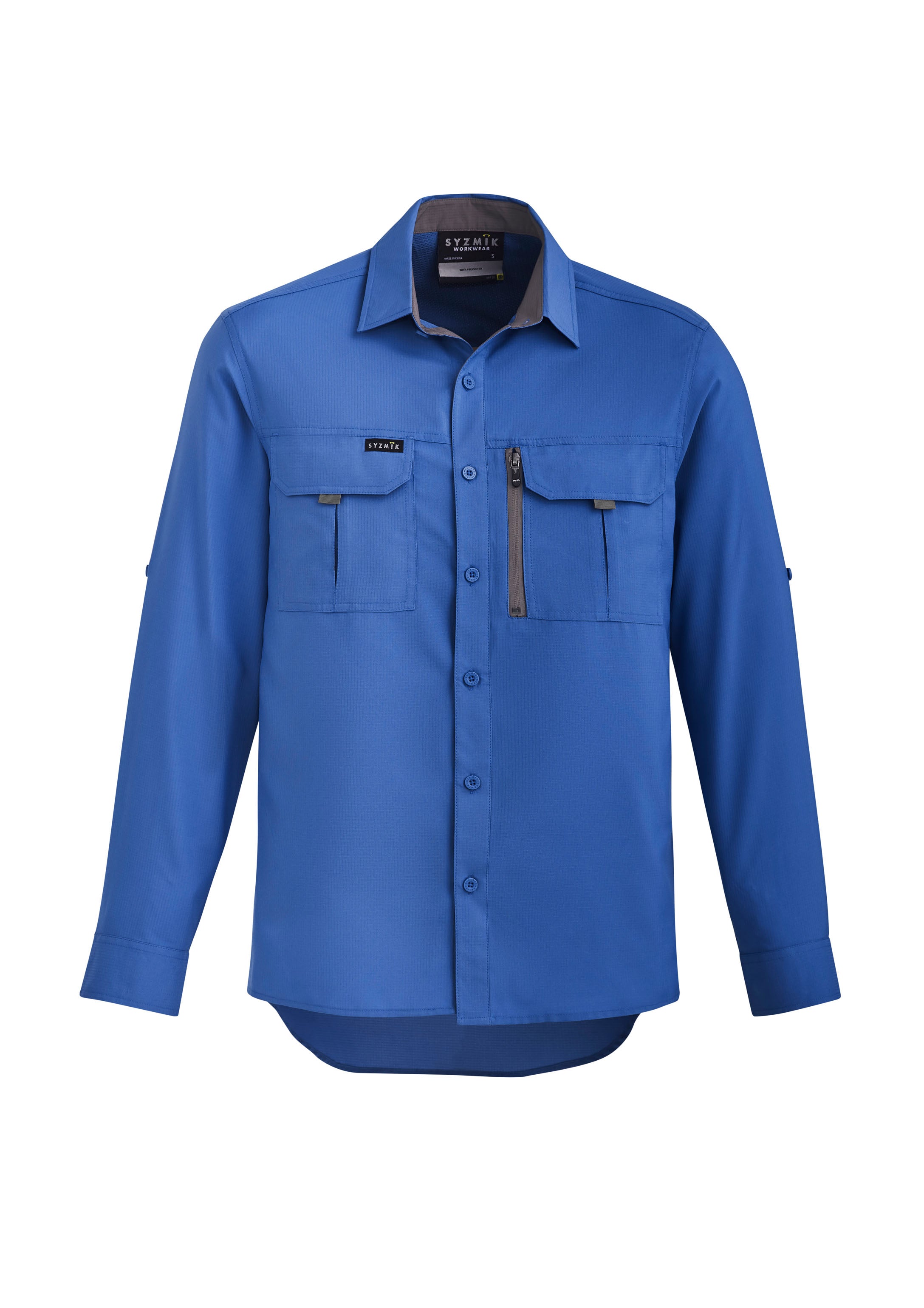SYZMIK Mens Outdoor Long Sleeve Shirt ZW460