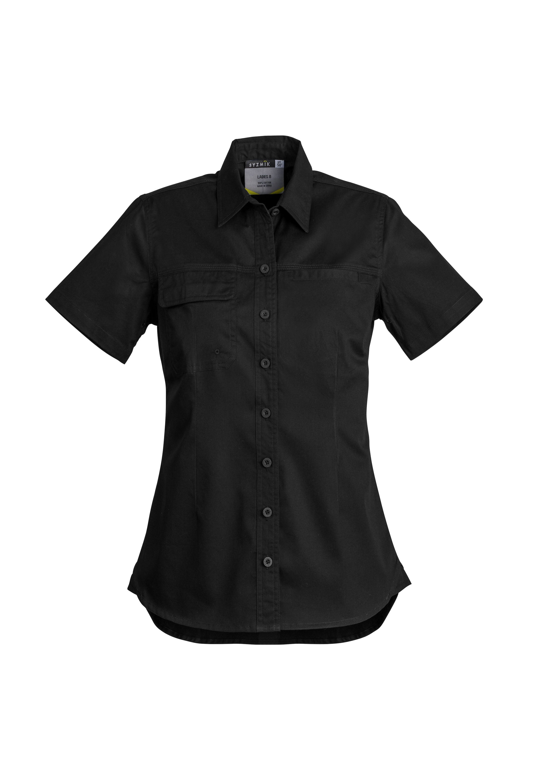 SYZMIK Womens Lightweight Tradie Short Sleeve Shirt ZWL120